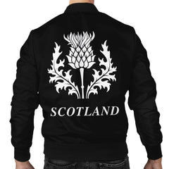 Stirling (of Cadder-Present Chief) Tartan Bomber Jacket Lion & Thistle