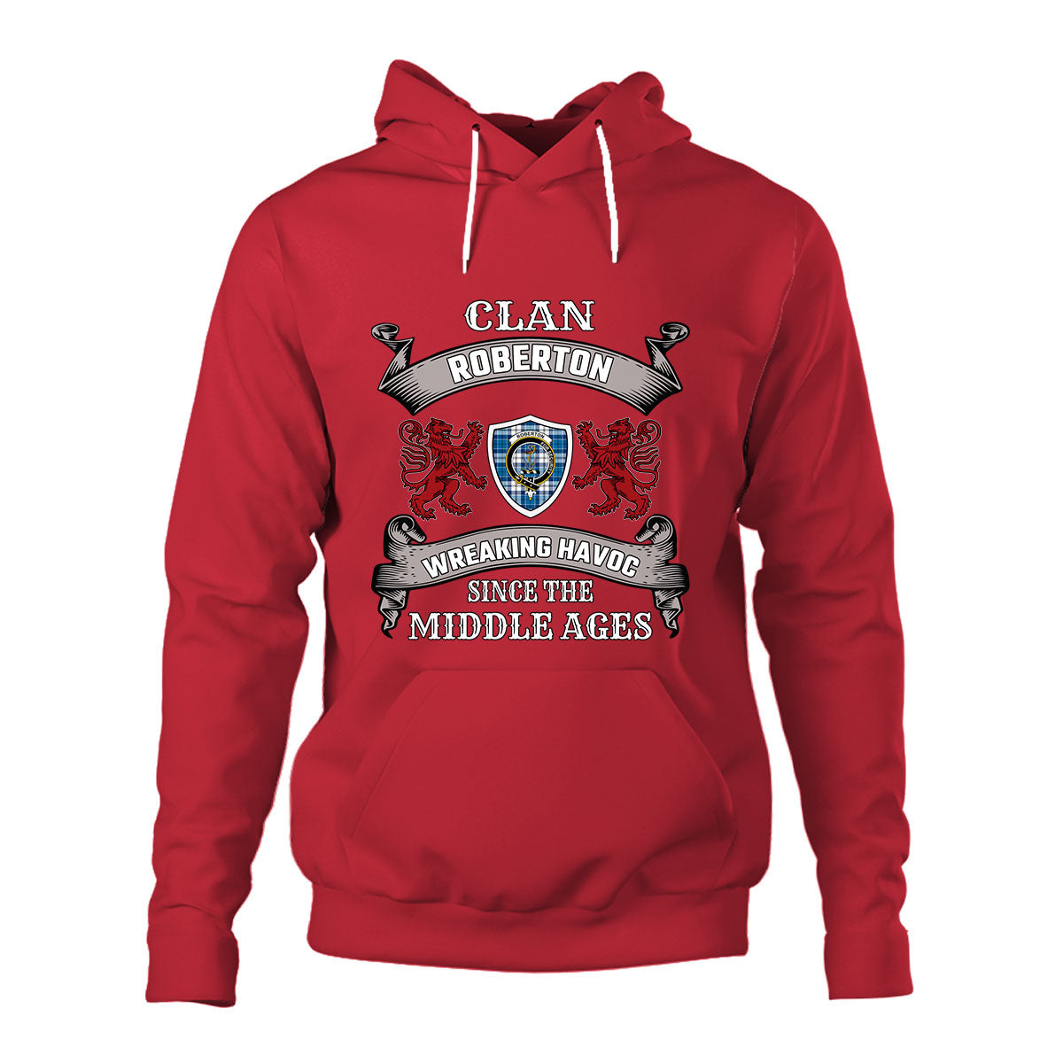 Roberton Family Tartan - 2D Unisex Hoodie