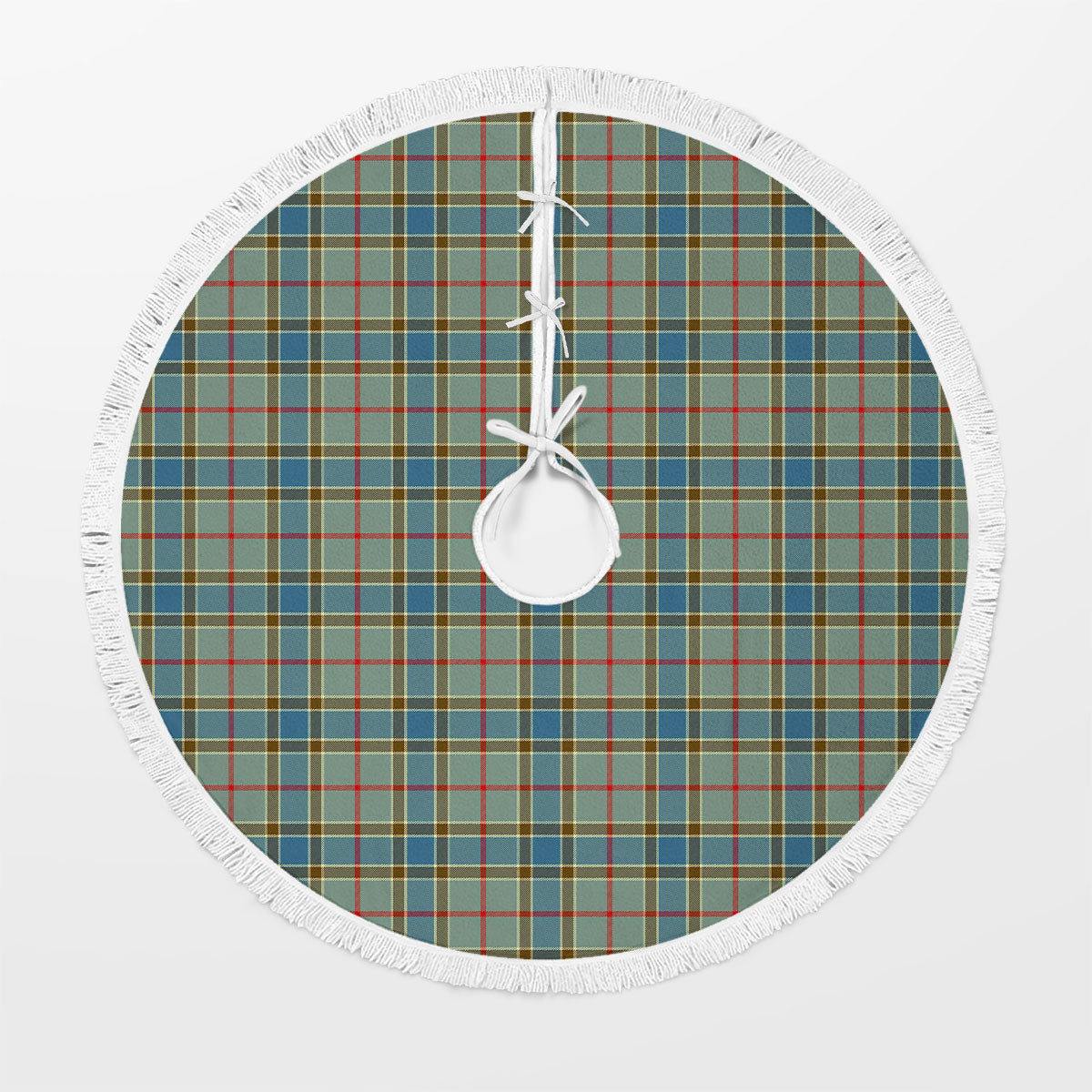 Balfour Blue Tartan Christmas Tree Skirt