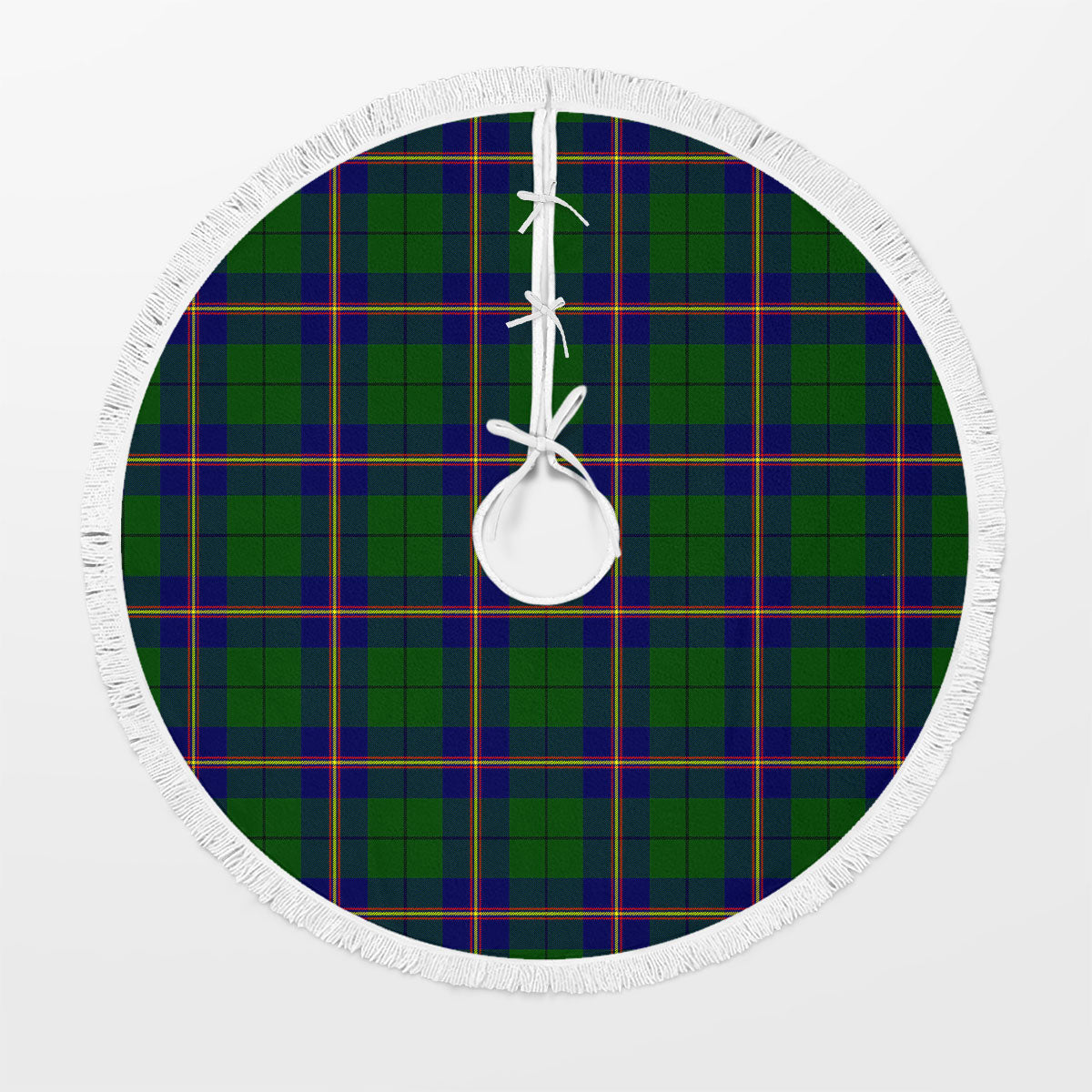 Carmichael Modern Tartan Christmas Tree Skirt