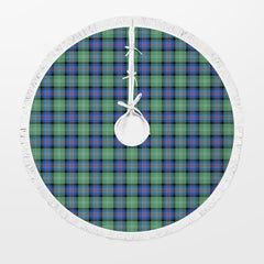 Sutherland Old Ancient Tartan Christmas Tree Skirt