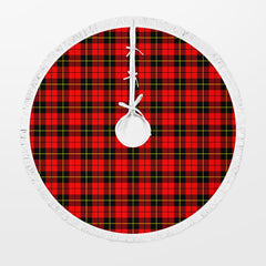 Wallace Hunting Red Tartan Christmas Tree Skirt