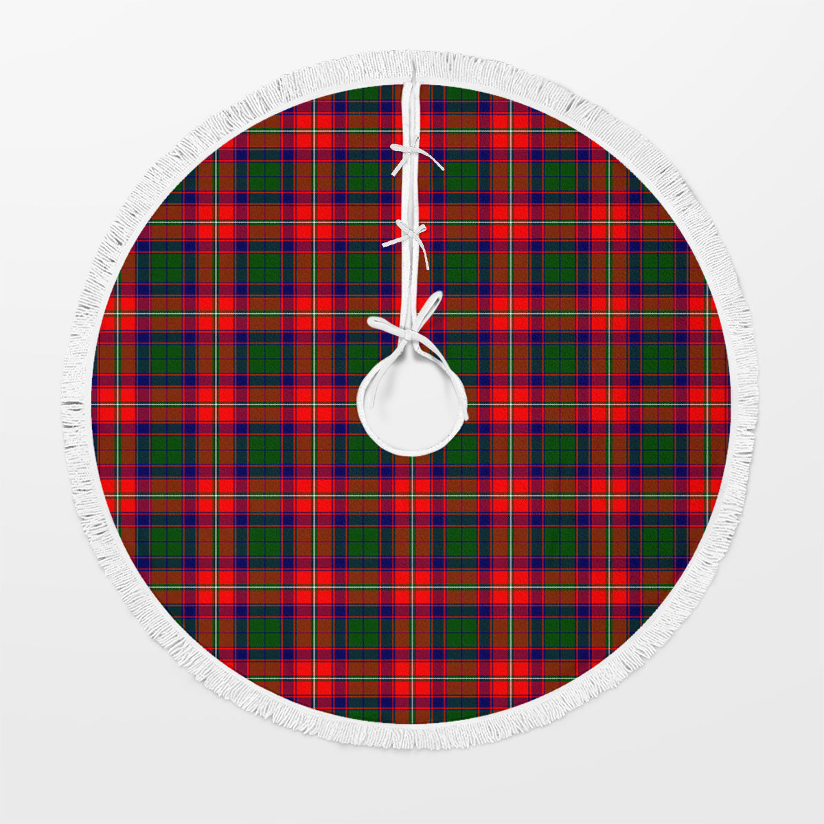 Wauchope (or Waugh) Tartan Christmas Tree Skirt