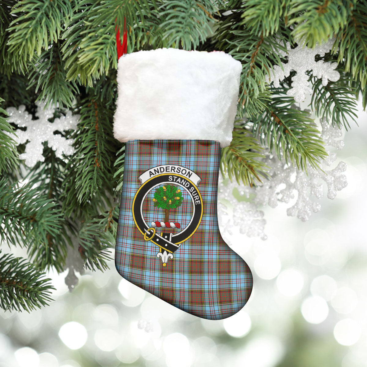 Anderson Ancient Tartan Crest Christmas Stocking