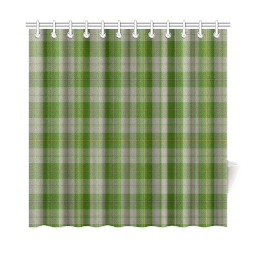 Cunningham Dress Green Dancers Tartan Shower Curtain