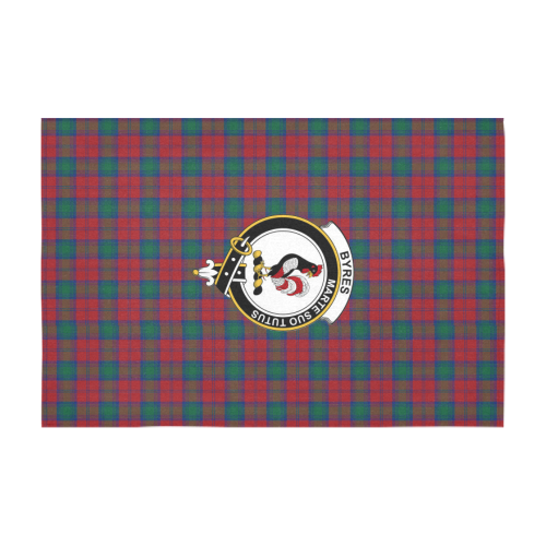 Byres Tartan Crest Tablecloth