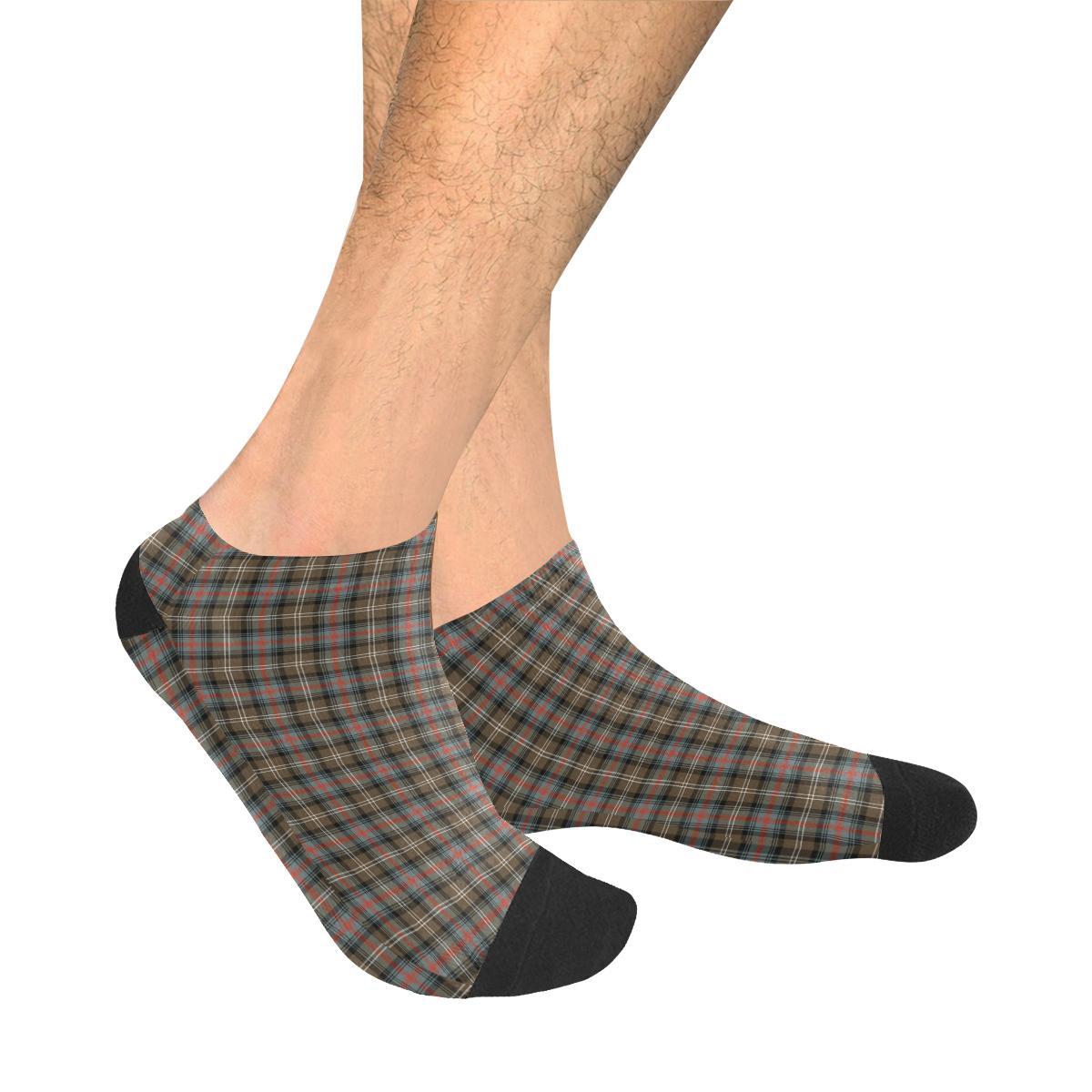 Sutherland Weathered Tartan Ankle Socks