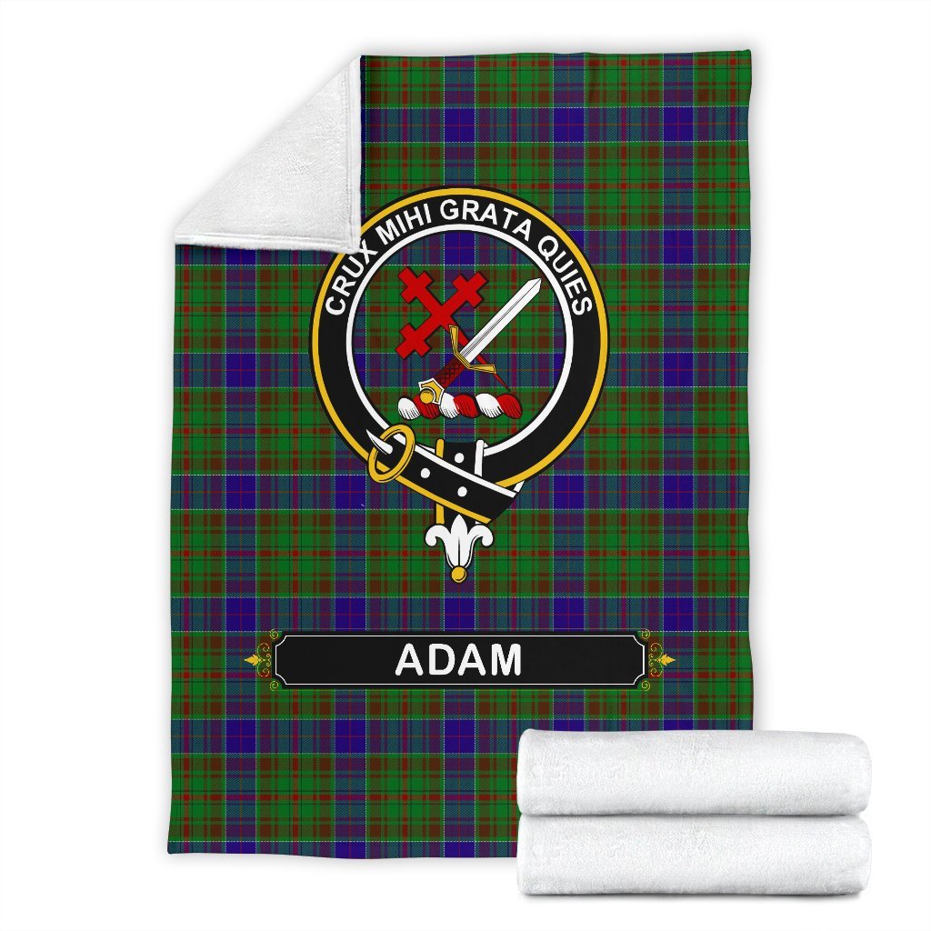 Adam Family Tartan Crest Blankets