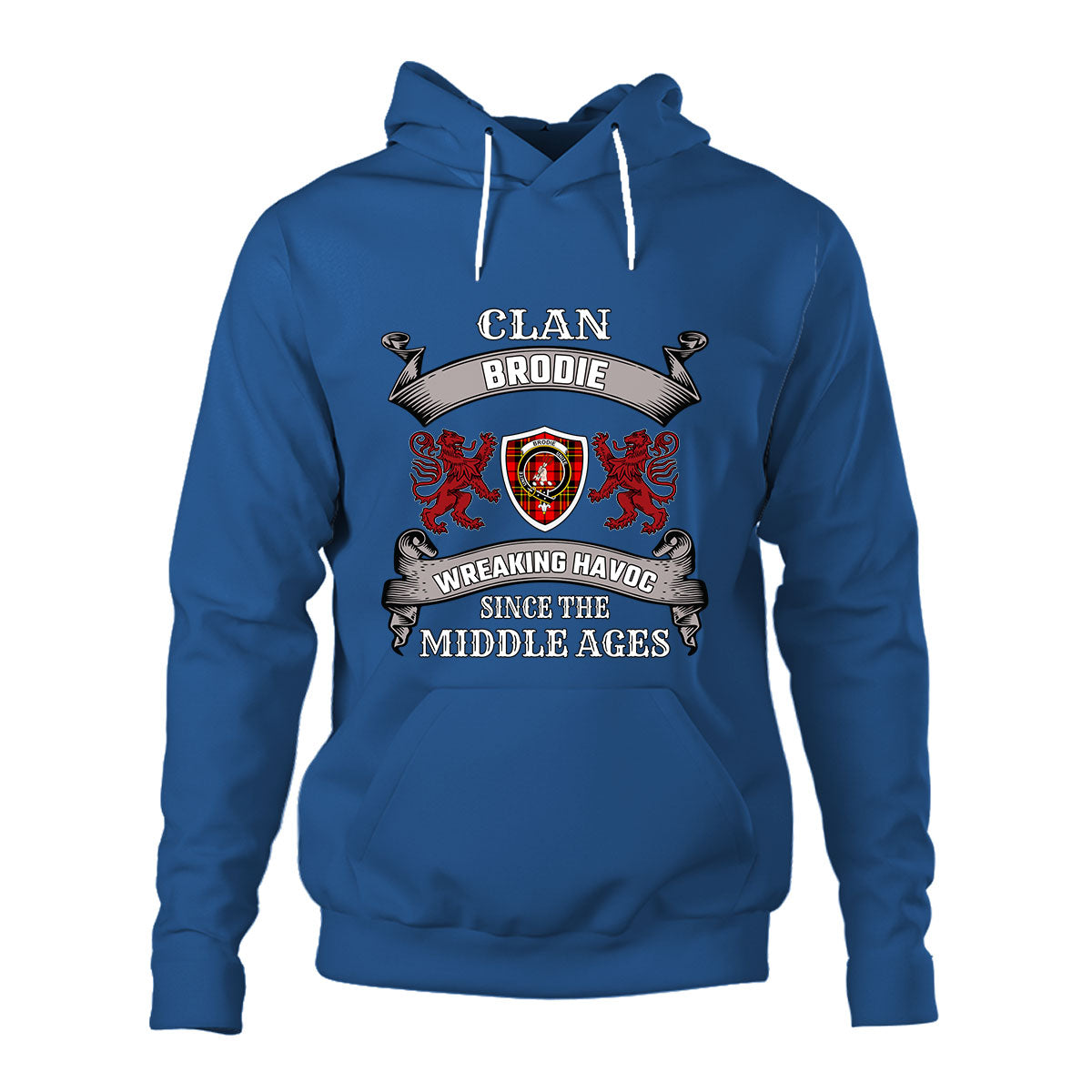 Brodie Family Tartan - 2D Unisex Hoodie