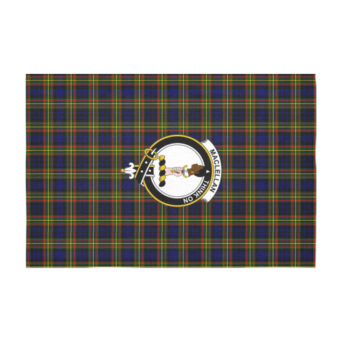 MacLellan Tartan Crest Tablecloth