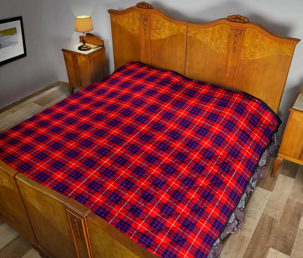 Hamilton Ancient Family Modern Tartan Quilt