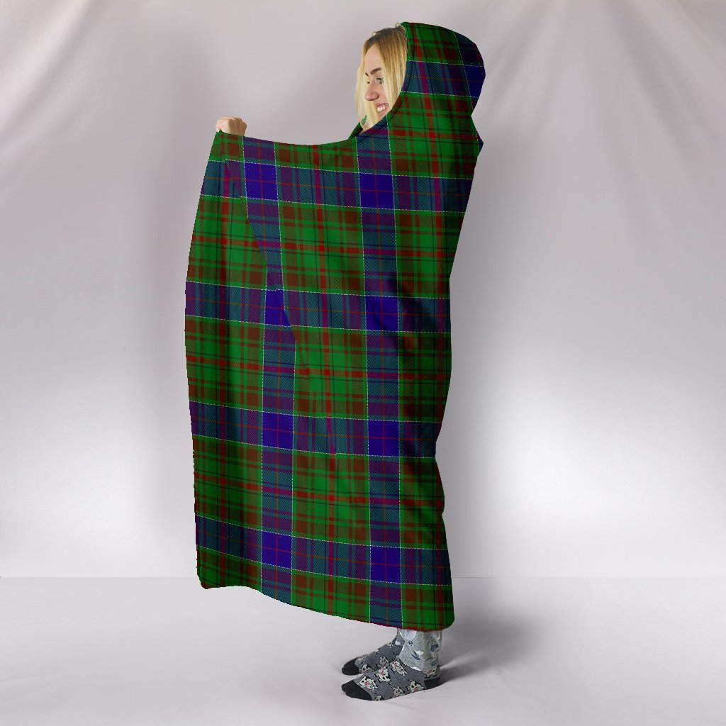 Adam Family Tartan Hooded Blanket