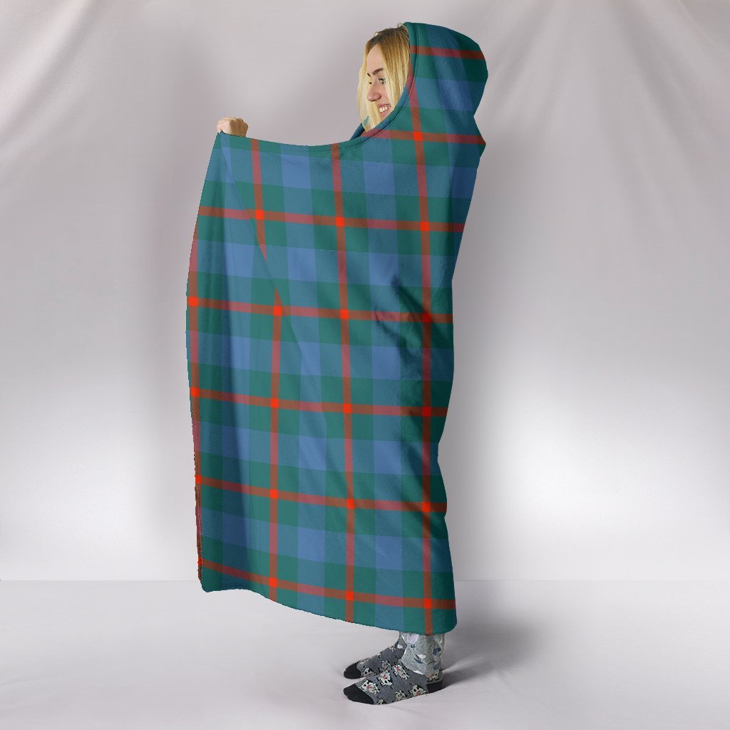 Agnew Family Tartan Hooded Blanket