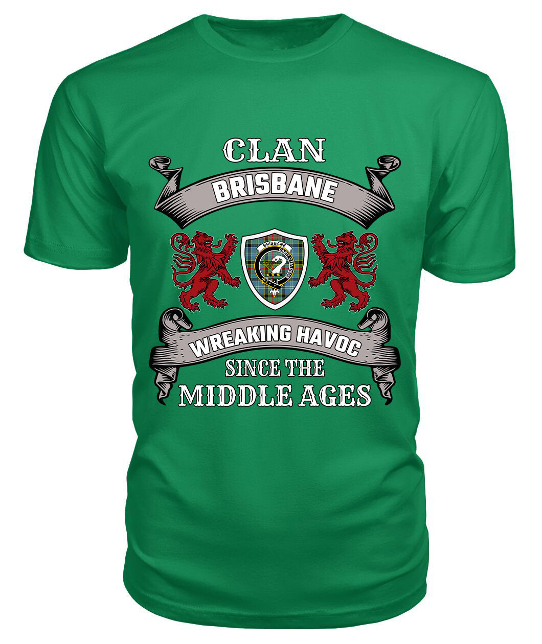 Brisbane Family Tartan - 2D T-shirt