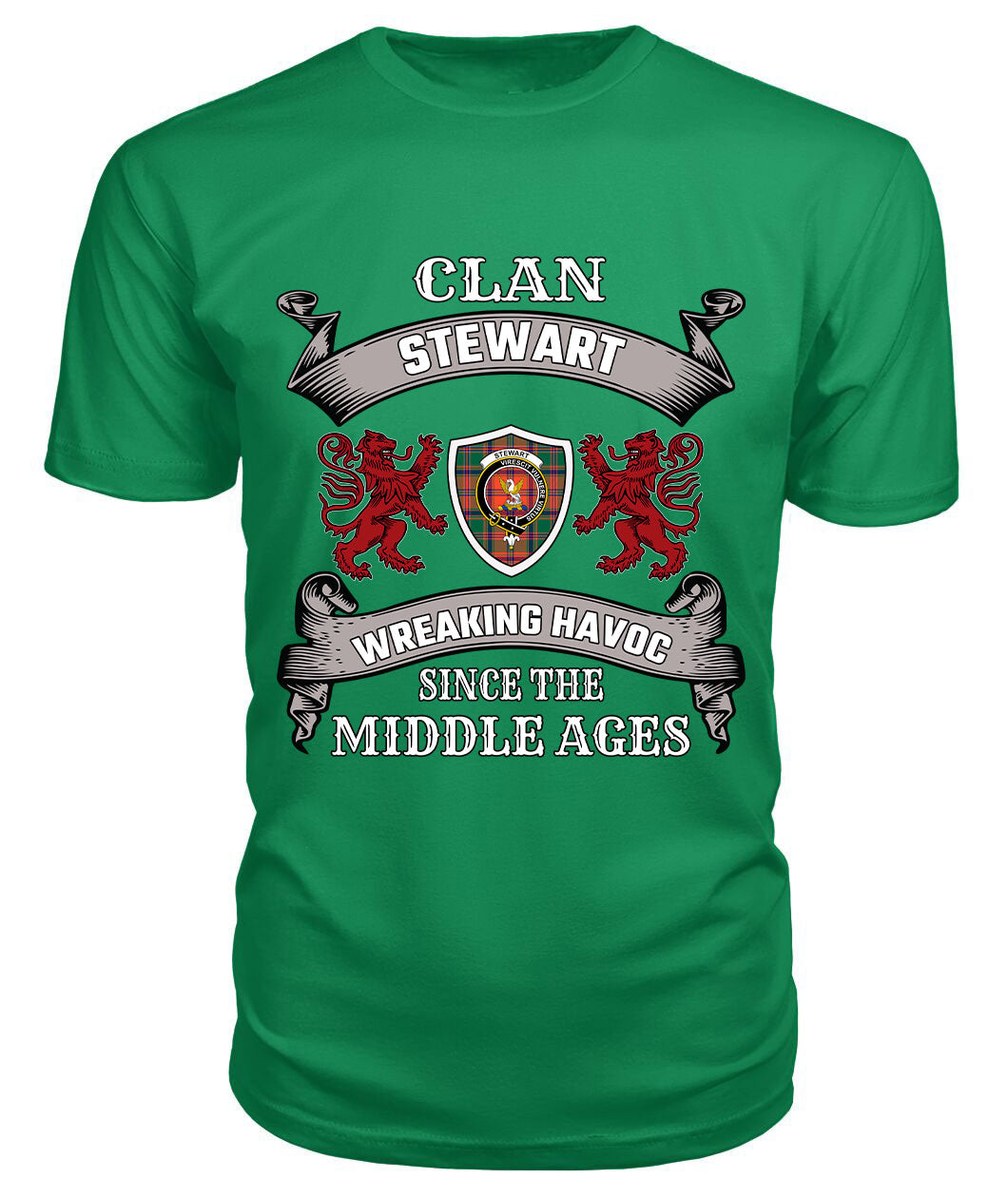 Stewart Family Tartan - 2D T-shirt