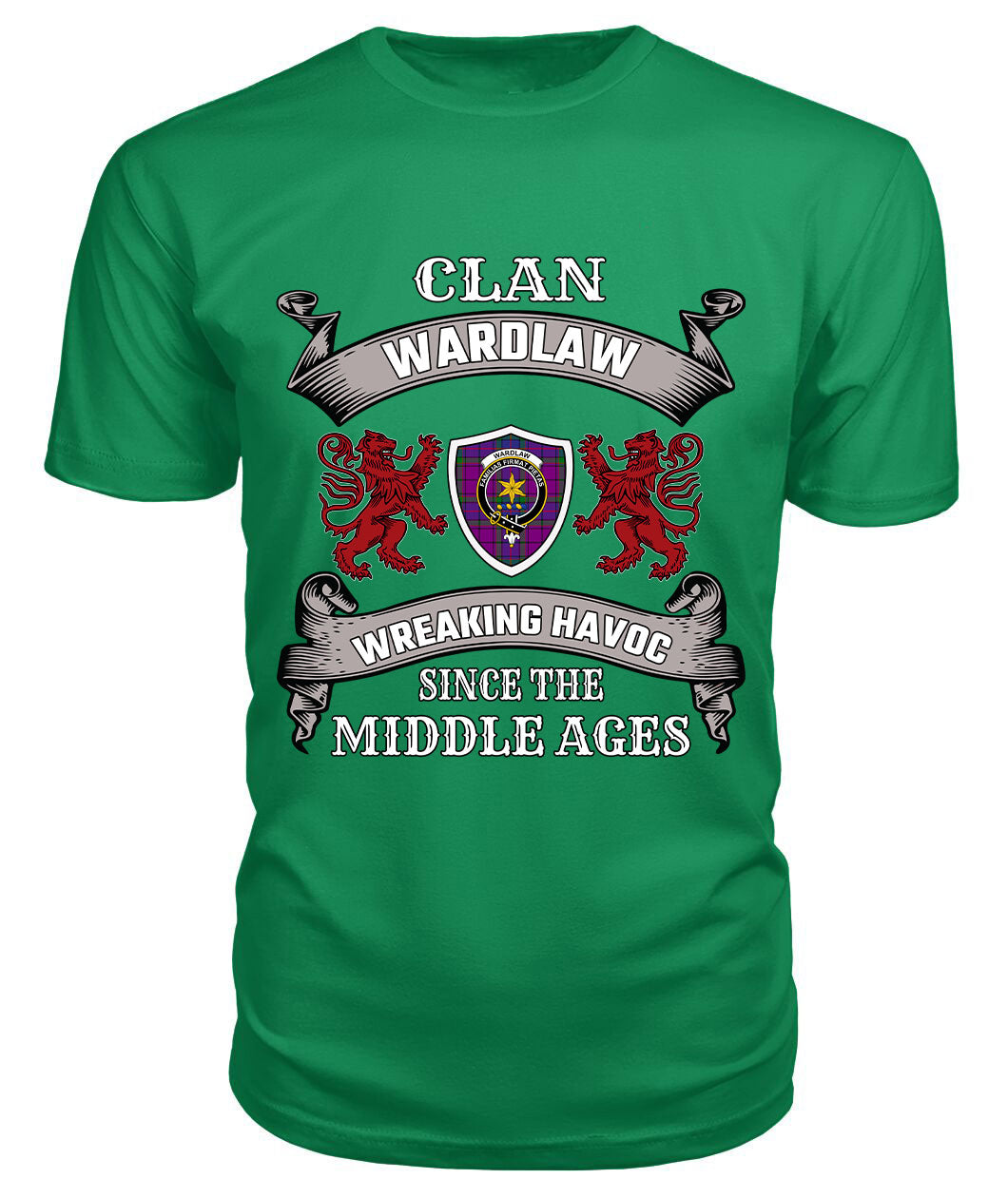 Wardlaw Family Tartan - 2D T-shirt