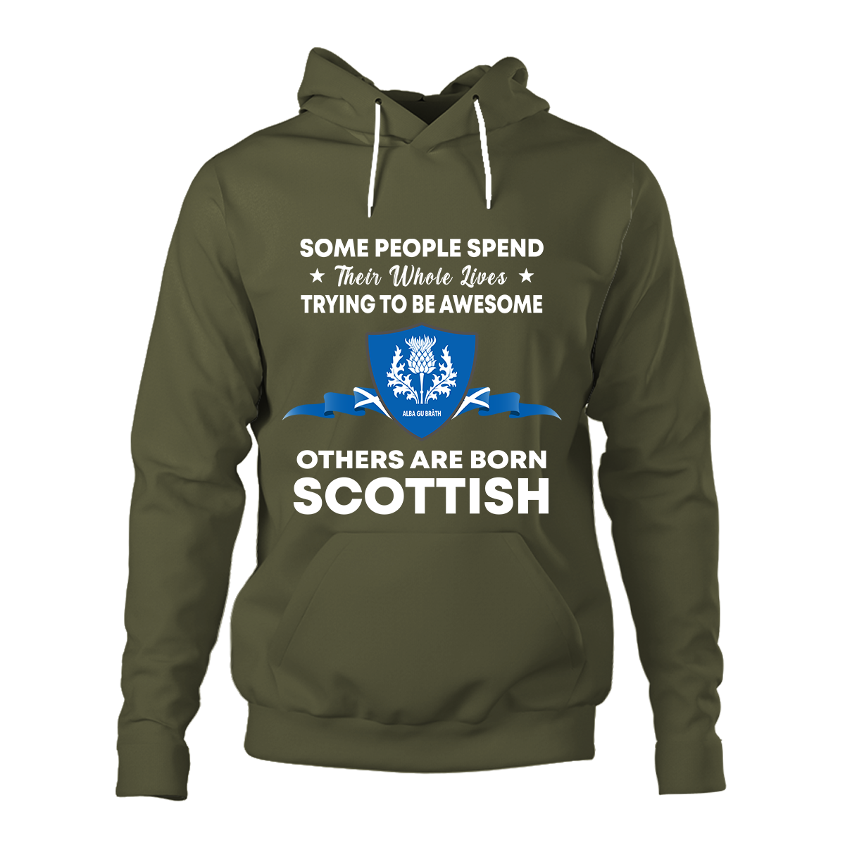 Scottish 2D Unisex Hoodie - Awesome Scottish Style
