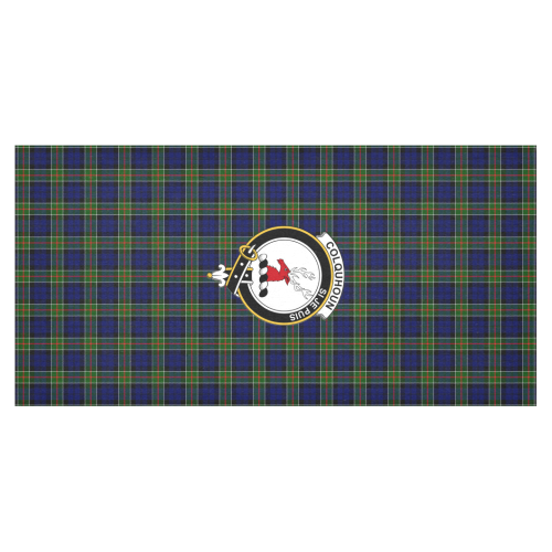 Colquhoun Tartan Crest Tablecloth