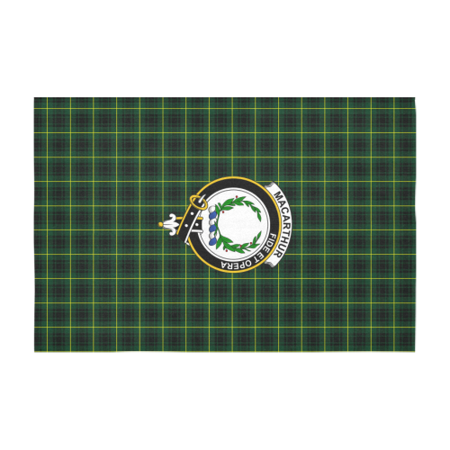 MacArthur Tartan Crest Tablecloth