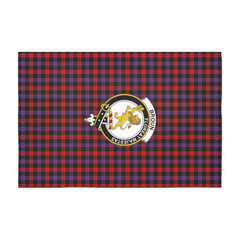 Brown Tartan Crest Tablecloth