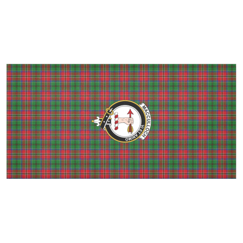 MacCulloch (McCulloch) Tartan Crest Tablecloth