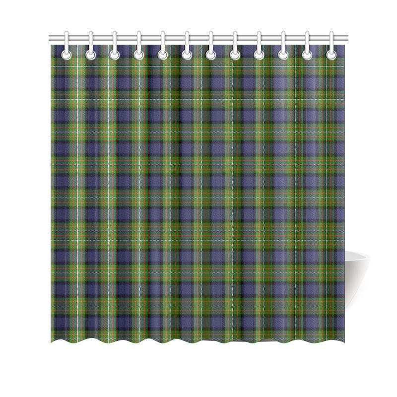 Fergusson Modern Tartan Shower Curtain