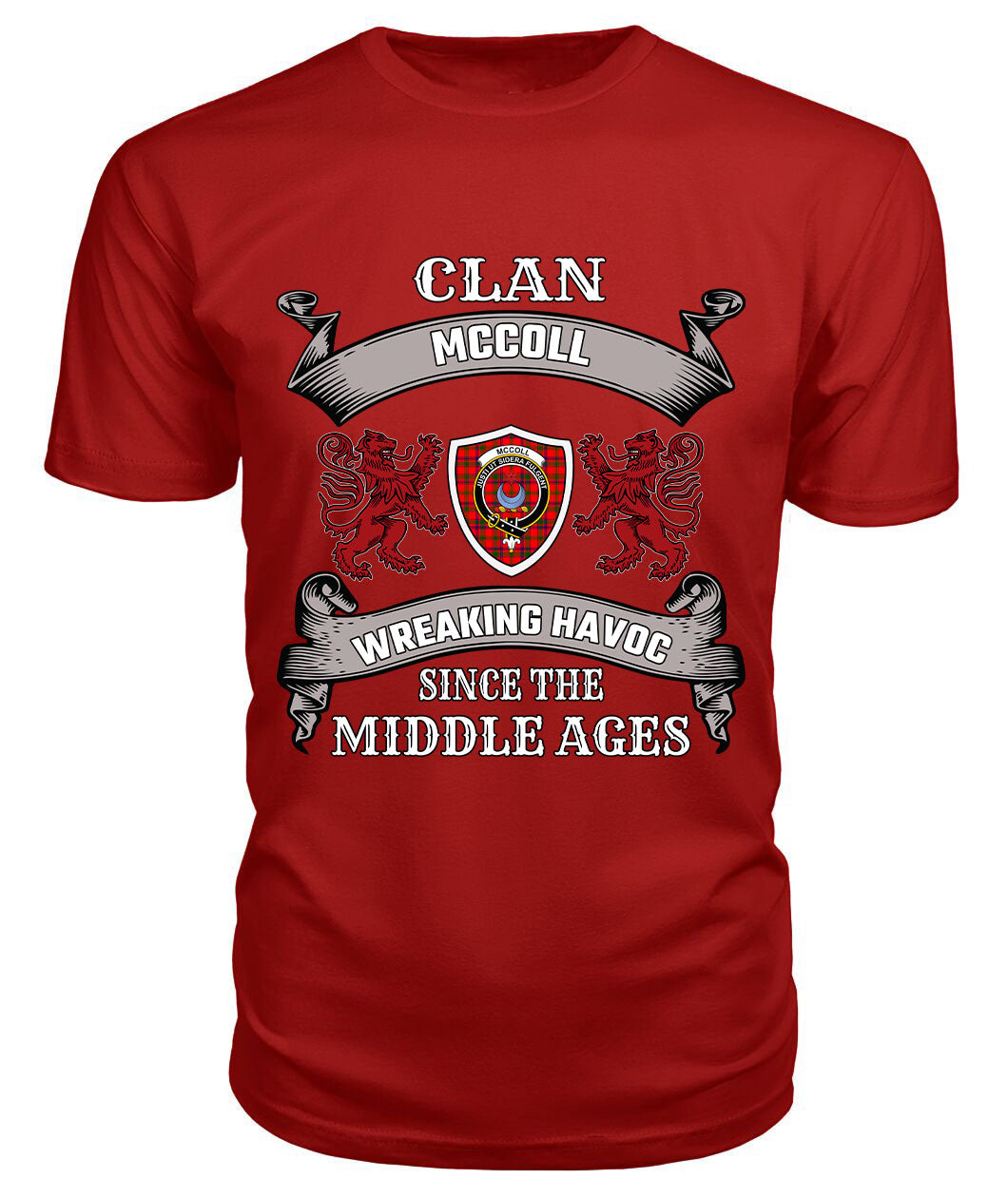 McColl Family Tartan - 2D T-shirt