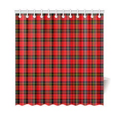 Wallace Hunting - Red Tartan Shower Curtain