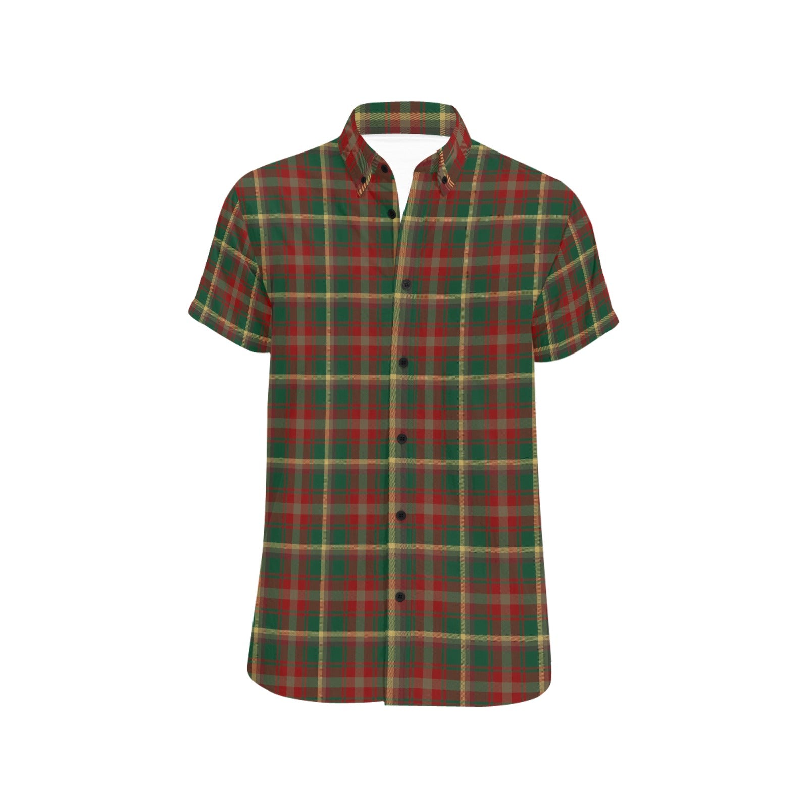 Maple Leaf Tartan Men's Shirt