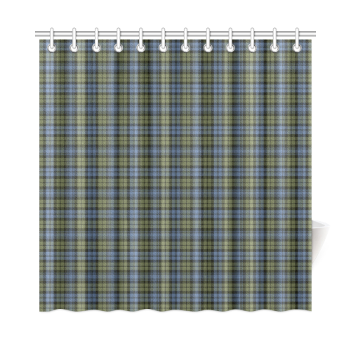 Campbell Faded Tartan Shower Curtain