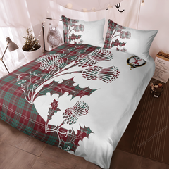 Crawford Tartan Crest Bedding Set - Thistle Style