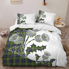 Ferguson Tartan Crest Bedding Set - Thistle Style