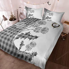 Glendinning Tartan Crest Bedding Set - Thistle Style