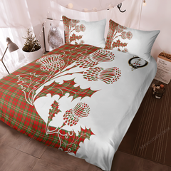 Langlands Tartan Crest Bedding Set - Thistle Style