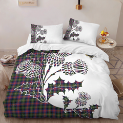 MacLennan Tartan Crest Bedding Set - Thistle Style