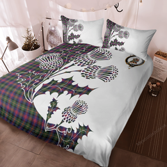 MacLennan Tartan Crest Bedding Set - Thistle Style