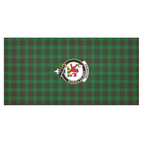 Primrose Tartan Crest Tablecloth