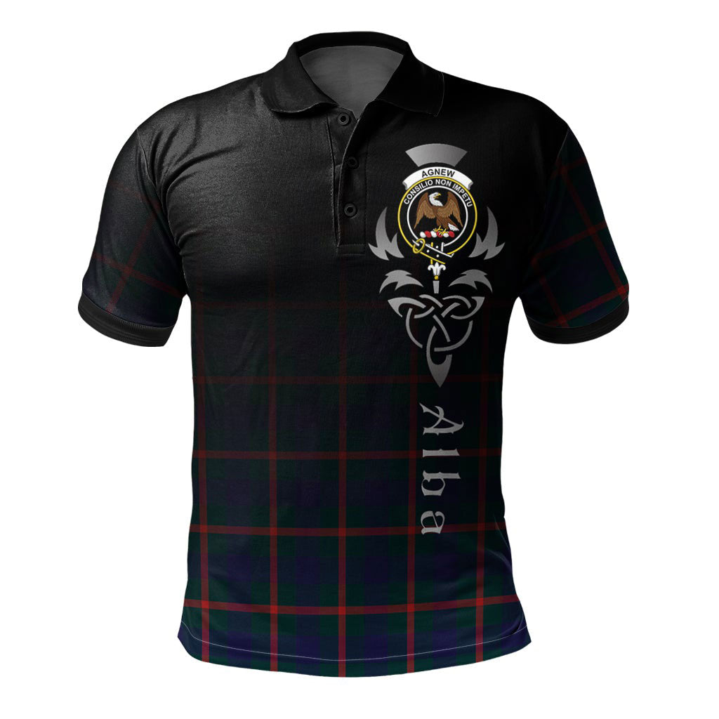Agnew Modern Tartan Polo Shirt - Alba Celtic Style