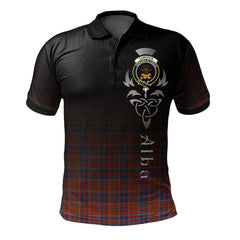 Cameron of Lochiel Ancient Tartan Polo Shirt - Alba Celtic Style