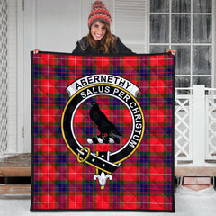 Abernethy Tartan Crest Quilt