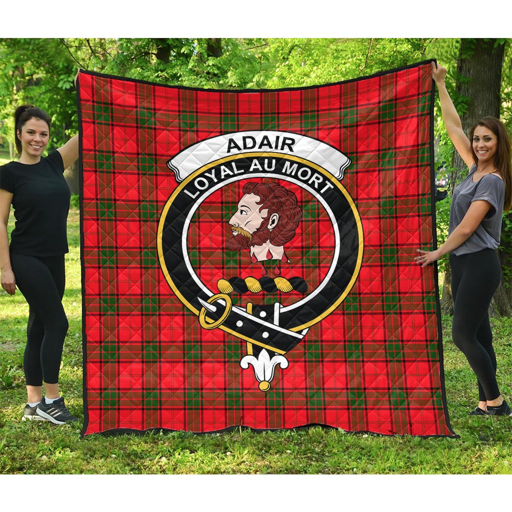 Adair Tartan Crest Quilt