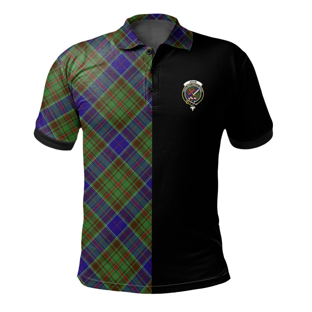 Adam Tartan Polo Shirt Half of Me - Cross Style