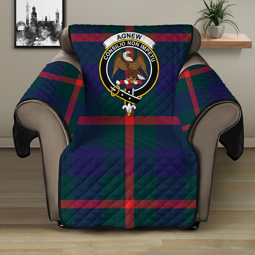 Agnew Modern Tartan Crest Sofa Protector