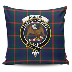 Scottish Agnew Modern Tartan Crest Pillow Cover - Tartan Cushion Cover 1