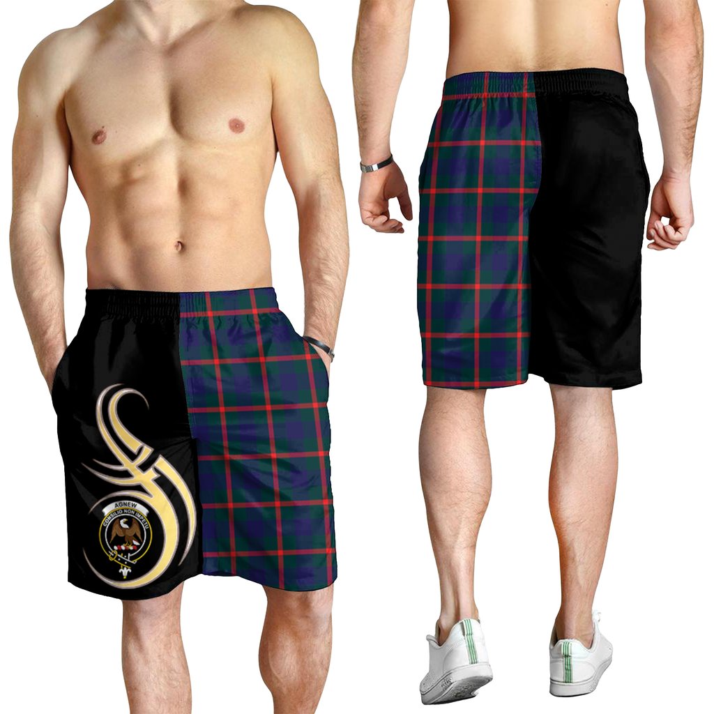 Agnew Modern Tartan Crest Men's Short PM8