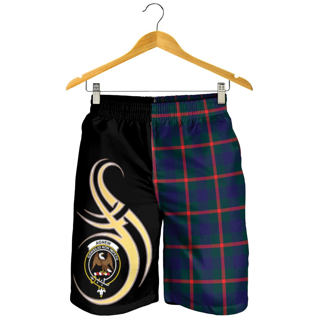 Agnew Modern Tartan Crest Men's Short PM8