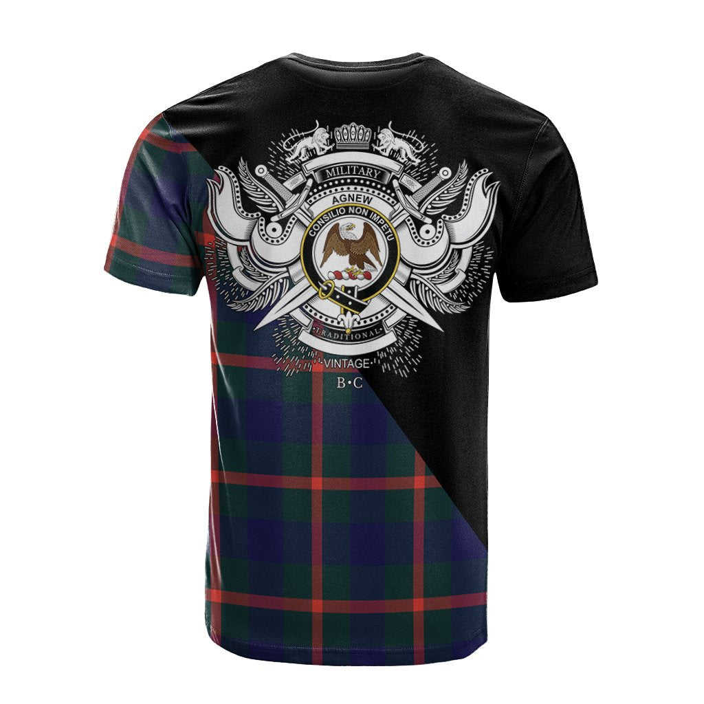 Agnew Modern Tartan - Military T-Shirt