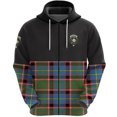 Aikenhead Clan Half Of Tartan Zipper Hoodie