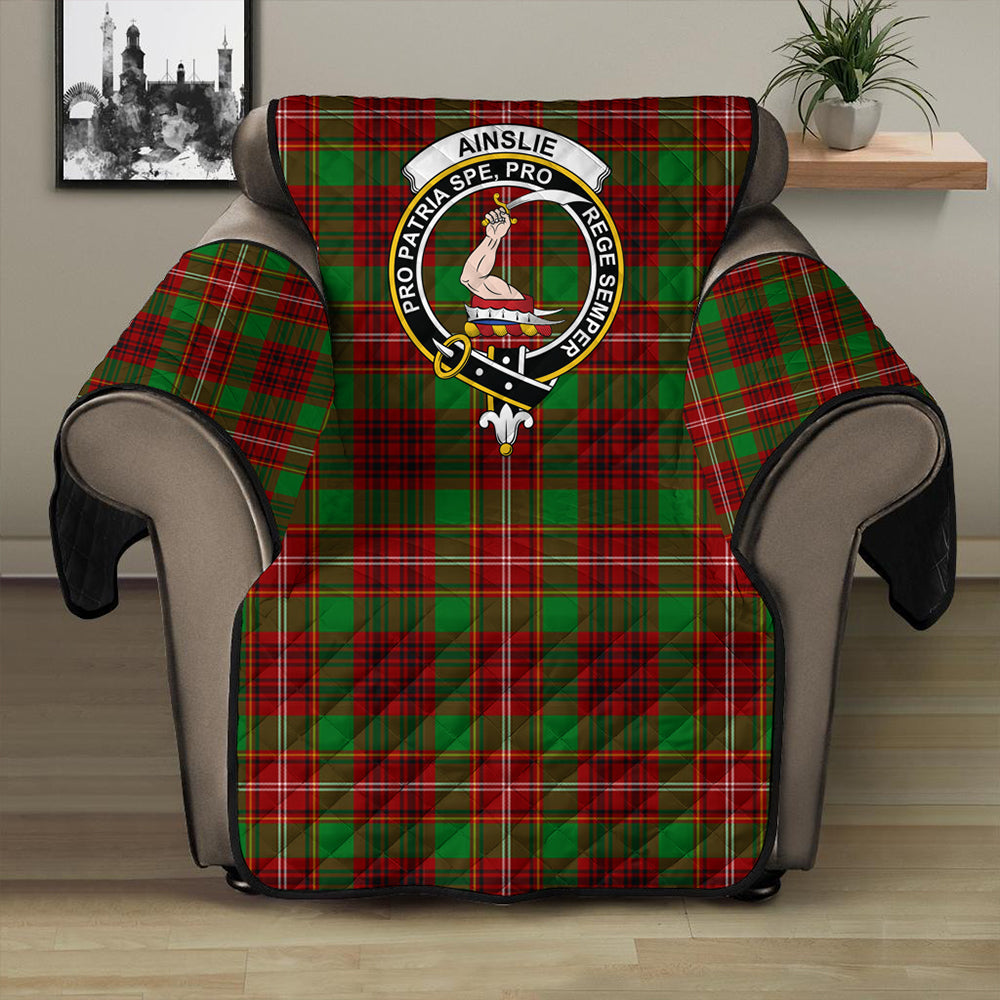 Ainslie Tartan Crest Sofa Protector