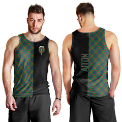 Aiton Tartan Crest Men's Tank Top - Cross Style